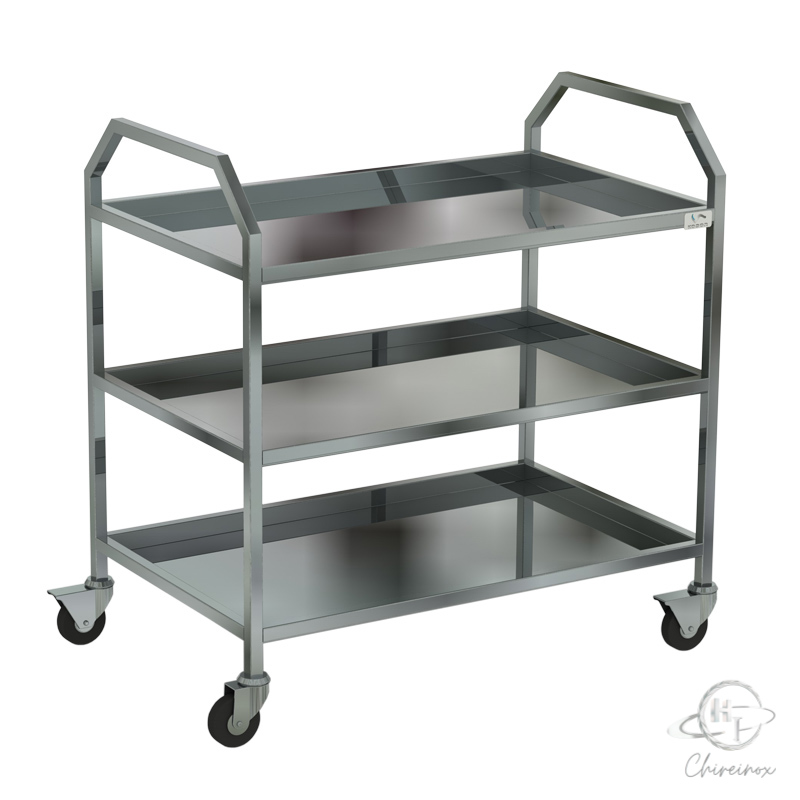 Carro de Servicio Triple Móvil